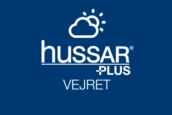 Hussar Plus-Vejret logo